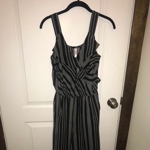 Black and white jumpsuit